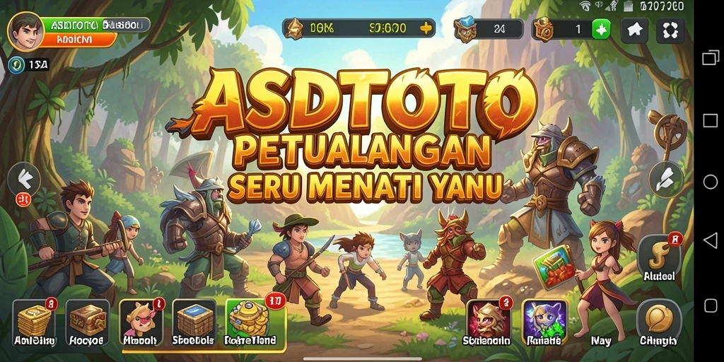 Tangkapan layar ASDTOTO menampilkan gameplay petualangan penuh aksi dan tantangan.