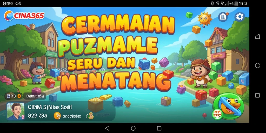 Tampilan gameplay CINA365 yang menarik dan menantang teka-teki.