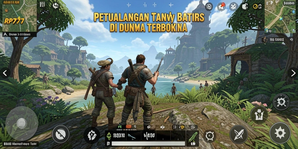 Screenshot menampilkan aksi seru dalam dunia terbuka RP777.