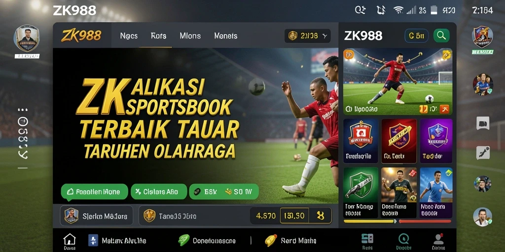 Tampilan gameplay menarik dalam aplikasi Sportsbook ZK988.